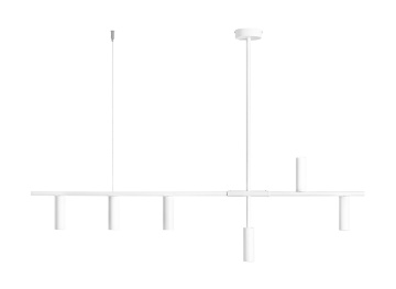 Corp de iluminat suspendat Trevo 6xGU10 MINI - Alb
