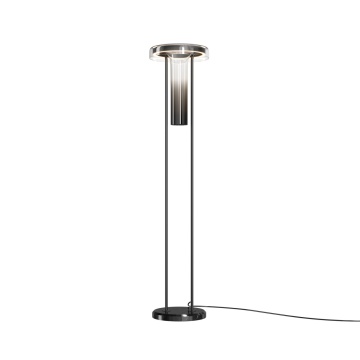 Lampadar Ikebana H 125 cm 3000K - Negru