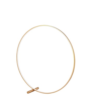 Lampadar sand Circle - Auriu / Beige