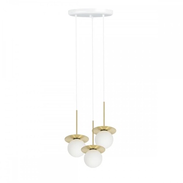 Pendul BORRA B 3P triple ceiling brass, auriu