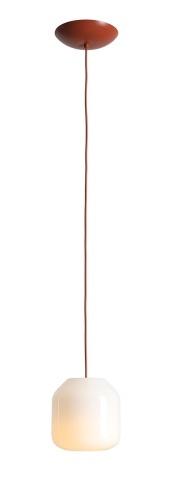 Pendul Flask 18 cm 1xE14 - Teracotă