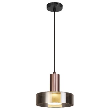 Pendul Gin Ø 22 cm - Auriu Roz/Negru