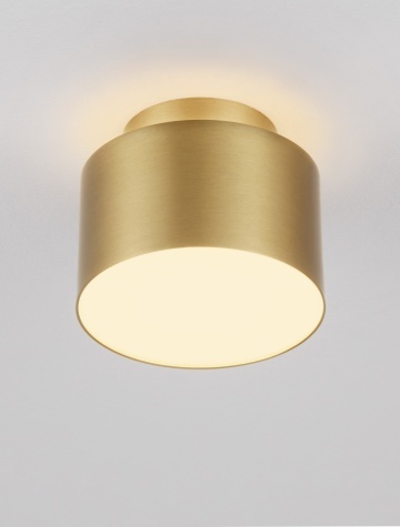 Plafoniera Οζεν Gold Matt Ø11 x H 8,8 cm