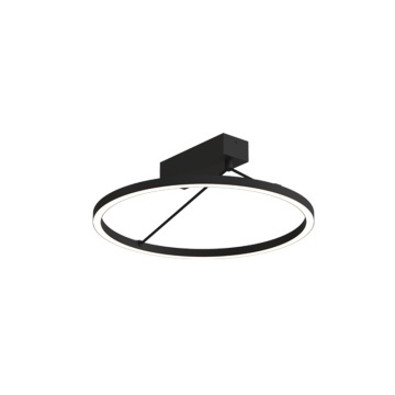 Plafonieră Anello Sottile LED 3000K - Negru