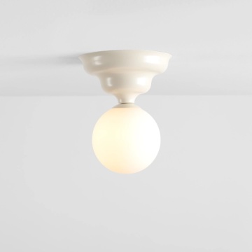 Plafoniera Fala Crem deschis S 17 cm 1xG9