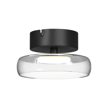 Plafonieră Float Ø 20 cm 3000K - Negru
