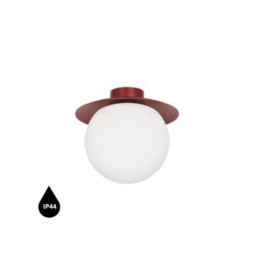 Plafonieră KUUL C burgundy / IP44, burgundy