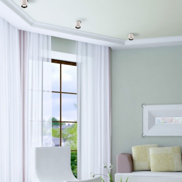 Spot aparent Tub + Decorative ring R/C0156 alb