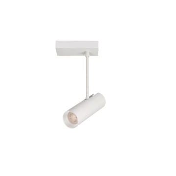 Spot aplicat Lens Square Wh/Wh - Alb