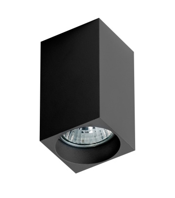 Spot aplicat Mini Square - Negru