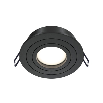 Spot incastrat Atom - Ø 9.2 cm, , Negru, GU10