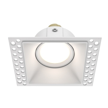 Spot incastrat Dot - L 11.2 x l 9 cm, Alb, GU10