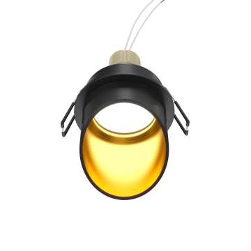 Spot incastrat Lipari - Ø 6.8 cm, Negru, GU10