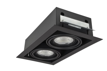 Spot încastrat Nova 2 Bk/Bk - Negru