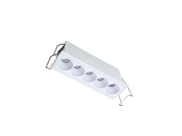 Spot încastrat Tetrix 5 Gips 10W Cct - Alb