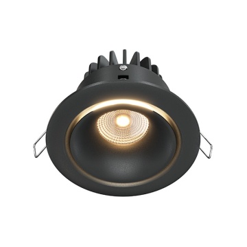 Spot incastrat Yin - Ø 9.8 cm, 3000K, Negru
