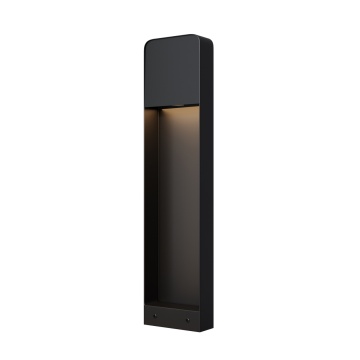 Stalp Porte 16 cm 3000K - Negru