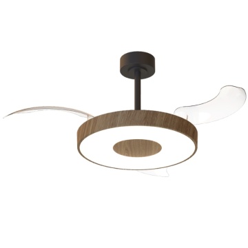 Ventilator tavan Coin Fan Smart 40W 3000K-5000K - Nogal+Negru