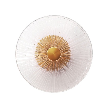 Aplică de perete Allure 1l Gold Matt/sticlă transparentă