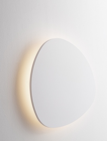Aplica perete decorativa Atena Alb 24,8 x 3,5 x 23,9 cm