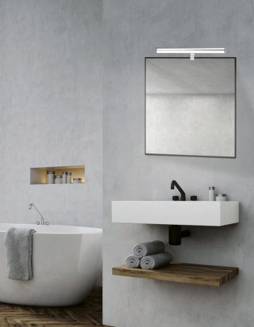 Aplica perete pentru baie Vanese Crom 49 x 6,5 x 6,5 cm
