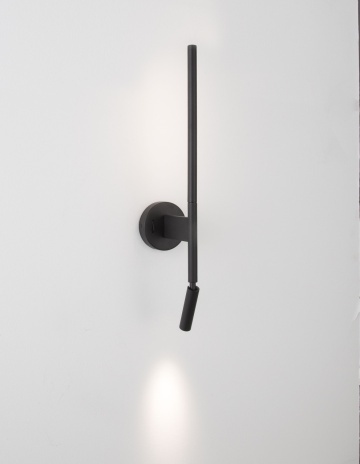 Aplica perete pentru pat Handy Negru 10,5 x 14 x 55 cm