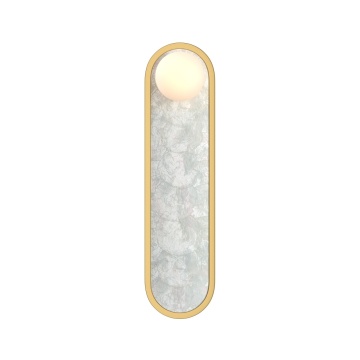 Aplică Perlamour H 45 cm - Auriu
