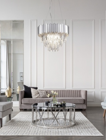 Candelabru Magnolia Crom Ø50 x H 120 cm