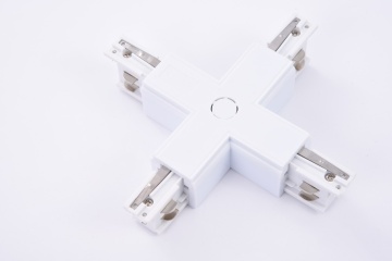 Conector X sistem șină Track 3LINE - Alb