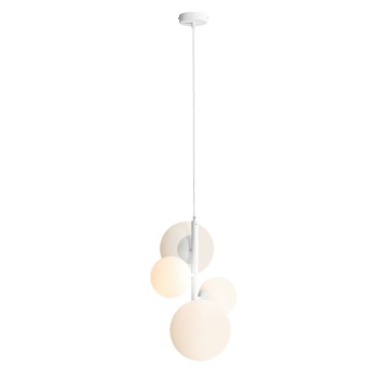 Corp de iluminat suspendat Bloom 2xE14 / E27 - Alb