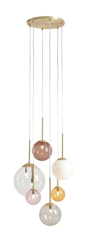 Corp de iluminat suspendat Bosso 57 cm 6xG9 / E27