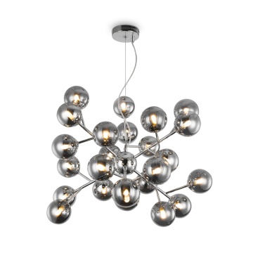 Corp de iluminat suspendat Dallas Ø 65 cm G9 - Crom