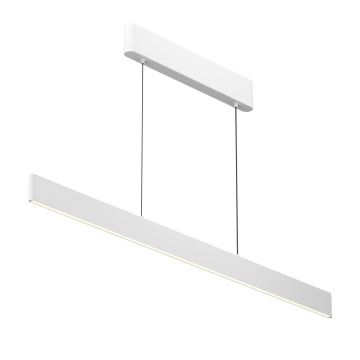 Corp de iluminat suspendat Euphoria L 116 x l 1.5 cm - Alb