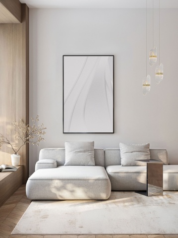 Corp de iluminat suspendat Lucien Auriu Ø32 x H 150 cm