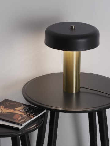 Lampa de masa Pandora Auriu / Negru Ø25 x H 31 cm