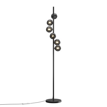 Lampadar Dallas H 150 cm G9 - Negru