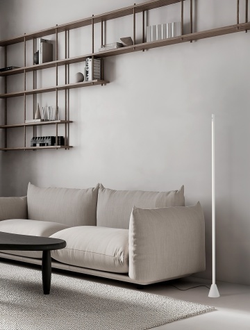 Lampadar Litee Alb Ø10,5 x H 150 cm