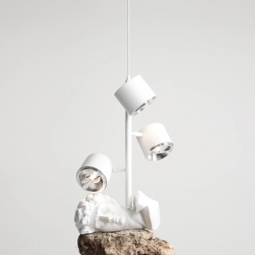 Lustra Bot 3 Alb 32 cm 3xGU10