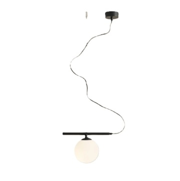 Pendul Beryl 1xE14 - Negru