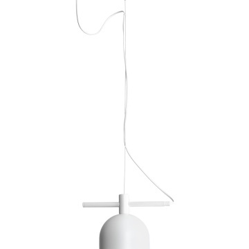 Pendul Beryl 28 cm 1xE27 - Alb
