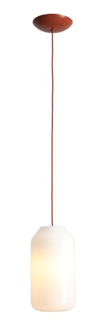 Pendul Flask 19 cm 1xE27 - Teracotă
