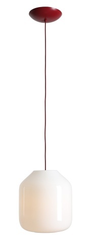 Pendul Flask 27 cm 1xE27 - Vișiniu