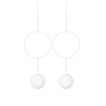 Pendul ISUULLA B white double, alb