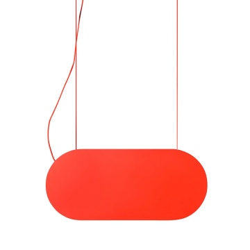 Pendul MALUMI A red-orange, red-orange (vermilion ral 2002)