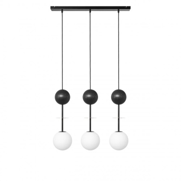 Pendul OIO A 3L black triple with brass, negru / auriu