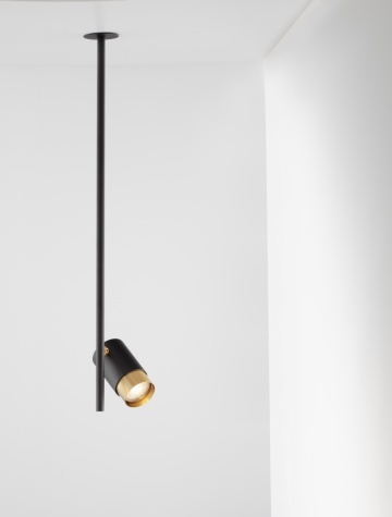 Pendul Pongo Negru / Auriu Ø5,9 x H 64,3 cm