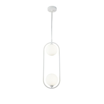 Pendul Ring L 12 x l 17 cm G9 - Alb