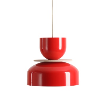 Pendul Uto 30 cm 1xE27 - Roșu chili