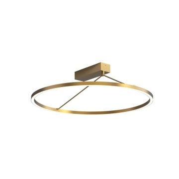 Plafonieră Anello Sottile LED 3000K - Alamă