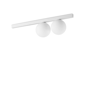 Plafoniera Binomio Alb - 55 cm